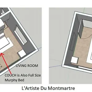Apartment Artiste Du Montmartre, Paris